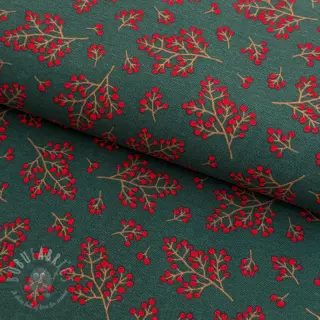 Dekorativno blago premium Winter berry bloom