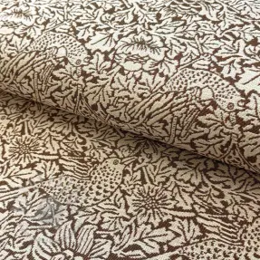 Dekorativno blago GOBELIN premium Anemone art craft brown