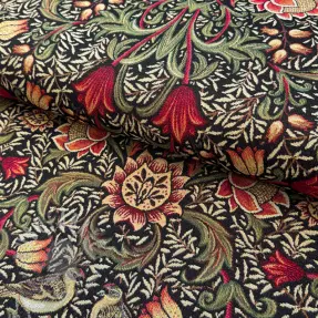Dekorativno blago GOBELIN premium Ornate art craft black