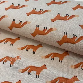Dekorativno blago Linenlook Fox parade line