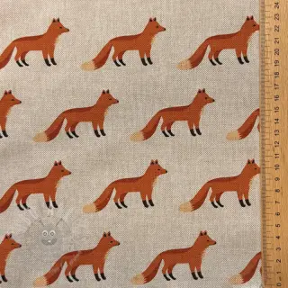 Dekorativno blago Linenlook Fox parade line