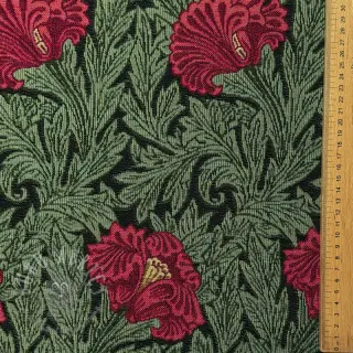 Dekorativno blago GOBELIN premium Poppy art craft black
