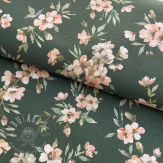 Dekorativno blago premium Soft painted blossom army digital print