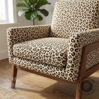 Dekorativno blago Linenlook Leopard animal small