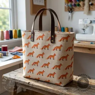 Dekorativno blago Linenlook Fox parade line
