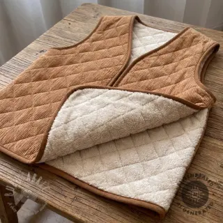 Žamet QUILT light brown