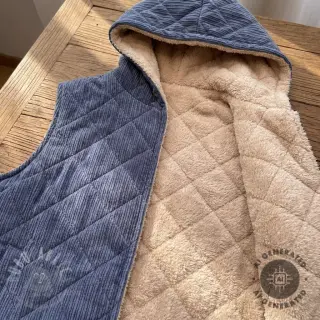 Žamet QUILT navy