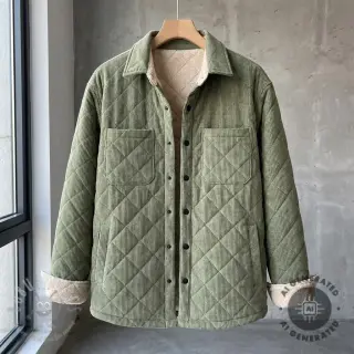 Žamet QUILT khaki