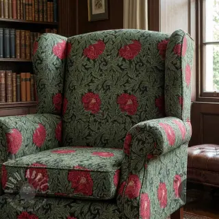 Dekorativno blago GOBELIN premium Poppy art craft black