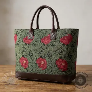 Dekorativno blago GOBELIN premium Poppy art craft black