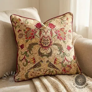 Dekorativno blago GOBELIN premium Ornate art craft beige