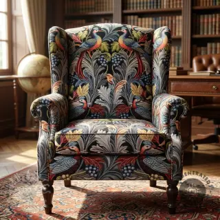 Dekorativno blago GOBELIN premium Leafy paradise bird