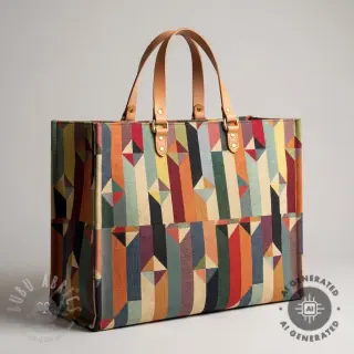 Dekorativno blago GOBELIN premium Graphic prism block