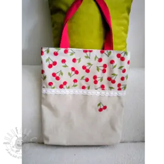 Dekorativno blago Linenlook premium Cherry Happy Joy