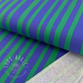 Prevešanka Stripes by JENNIFER BOURON blue green ORGANIC