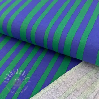 Prevešanka Stripes by JENNIFER BOURON blue green ORGANIC