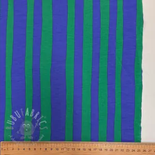 Prevešanka Stripes by JENNIFER BOURON blue green ORGANIC
