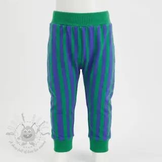 Prevešanka Stripes by JENNIFER BOURON blue green ORGANIC