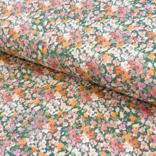 Jersey Tossed small flowers sage digital print