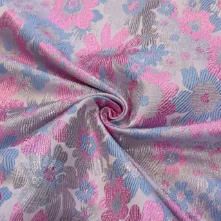 Blago za ženski kostim JACQUARD Flowers light lilac