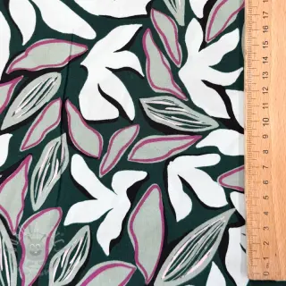 Viskoza RADIANCE Abstract design dark green