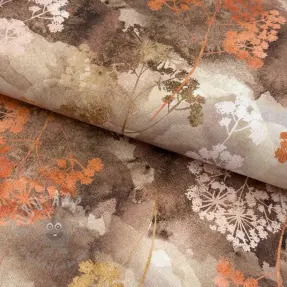 Dekorativno blago Flowers toffee digital print