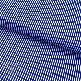 Bombažna tkanina Stripes cobalt