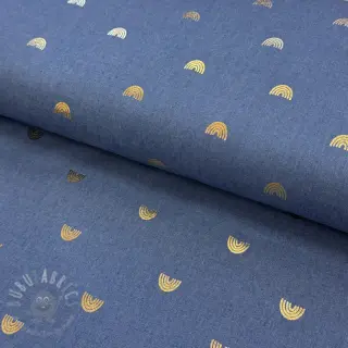 JEANS FOIL Rainbow indigo blue