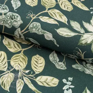Dekorativno blago Plants dark green digital print