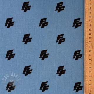 Bombažna tkanina Fast and Furious blue shadow