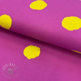 Jersey Big dots fuchsia