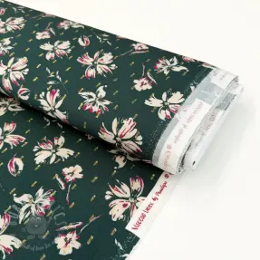Viskoza LUREX Flowers dark emerald