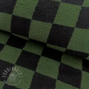 Plaščevina TEDDY JACQUARD Checks anthracite