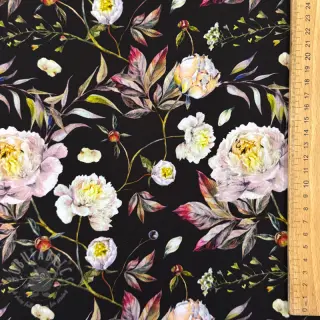 Ženska moda MAGNOLIA STRETCH Flowers bouquet black