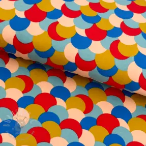 Prevešanka Colourful dots light blue