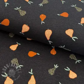 Jersey Glitter pears anthracite melange