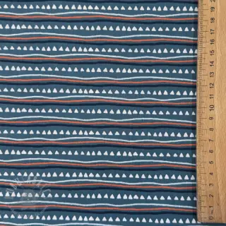 Bombažna tkanina Construction vehicles blue shadow ORGANIC