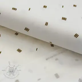 Kosmatena prevešanka SOFT Stripes ecru