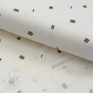 Kosmatena prevešanka SOFT Stripes ecru