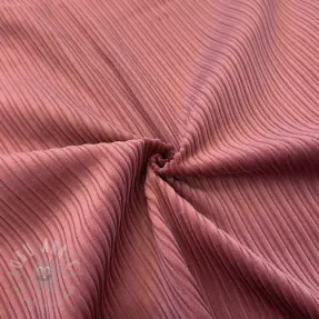 Žamet STRIPE dark rose