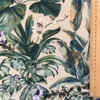 Dekorativno blago Banana leaves linen digital print