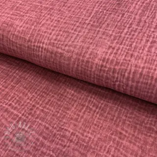 Dvoslojna gaza/muslin STONE WASHED light rose