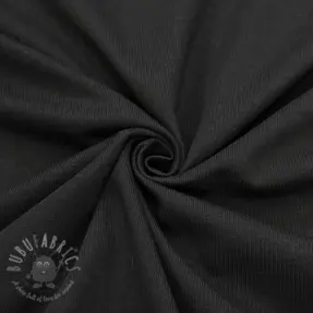 Jersey COTTON black ORGANIC