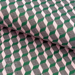 Blago za ženski kostim KNITTED JACQUARD Graphic green