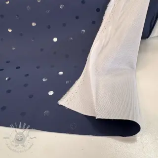 Blago za dežni plašč Dots navy