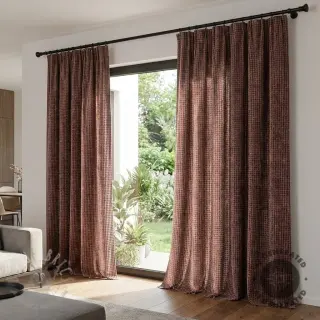 Dekorativno blago VELOURS DECO SQUARE brown
