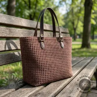 Dekorativno blago VELOURS DECO SQUARE brown