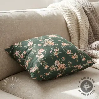 Dekorativno blago premium Soft painted blossom army digital print