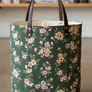 Dekorativno blago premium Soft painted blossom army digital print