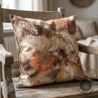Dekorativno blago Flowers toffee digital print